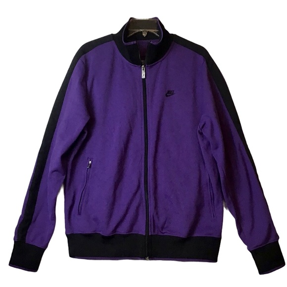 Nike Sportswear Purple and Black Zip Jacket - Picture 10 of 10